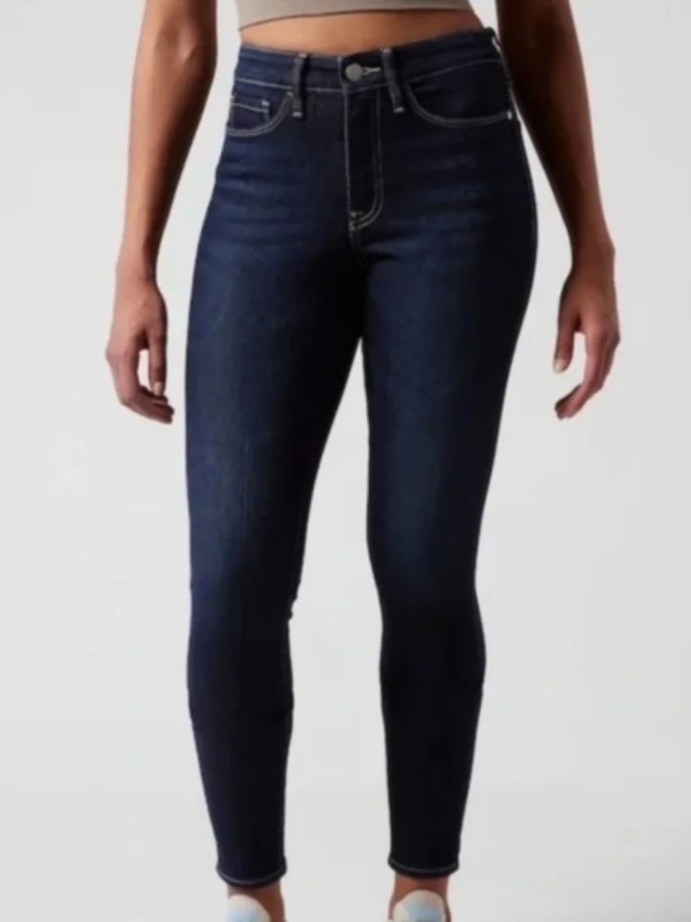 Athleta Sculptek Ultra Skinny Jeans Women's 6 Dark Blue